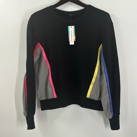 Terez Glow Gear Neon Reflective Sweatshirt Medium New - Picture 4 of 10